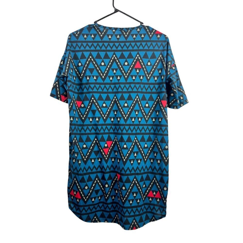 LuLaRoe Women's Blue & Black Long Top - Picture 2 of 5